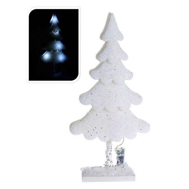 Itemz, Led Christmas Tree White, Available in Different Sizes