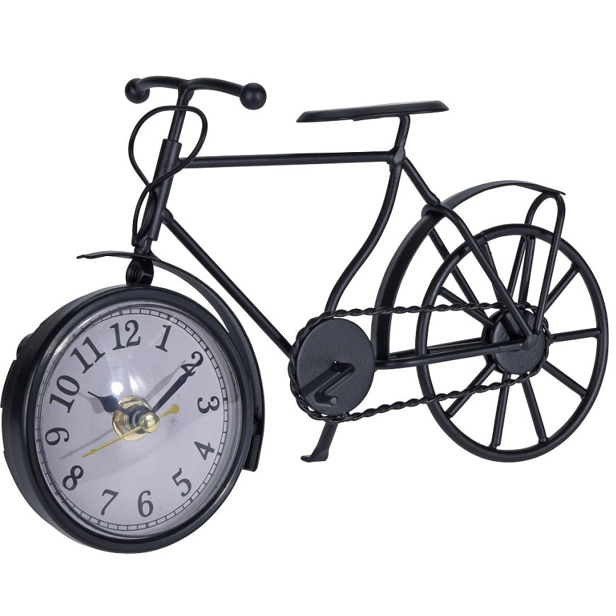 Itemz, Deco Bike Table Clock Metal 23 Cm