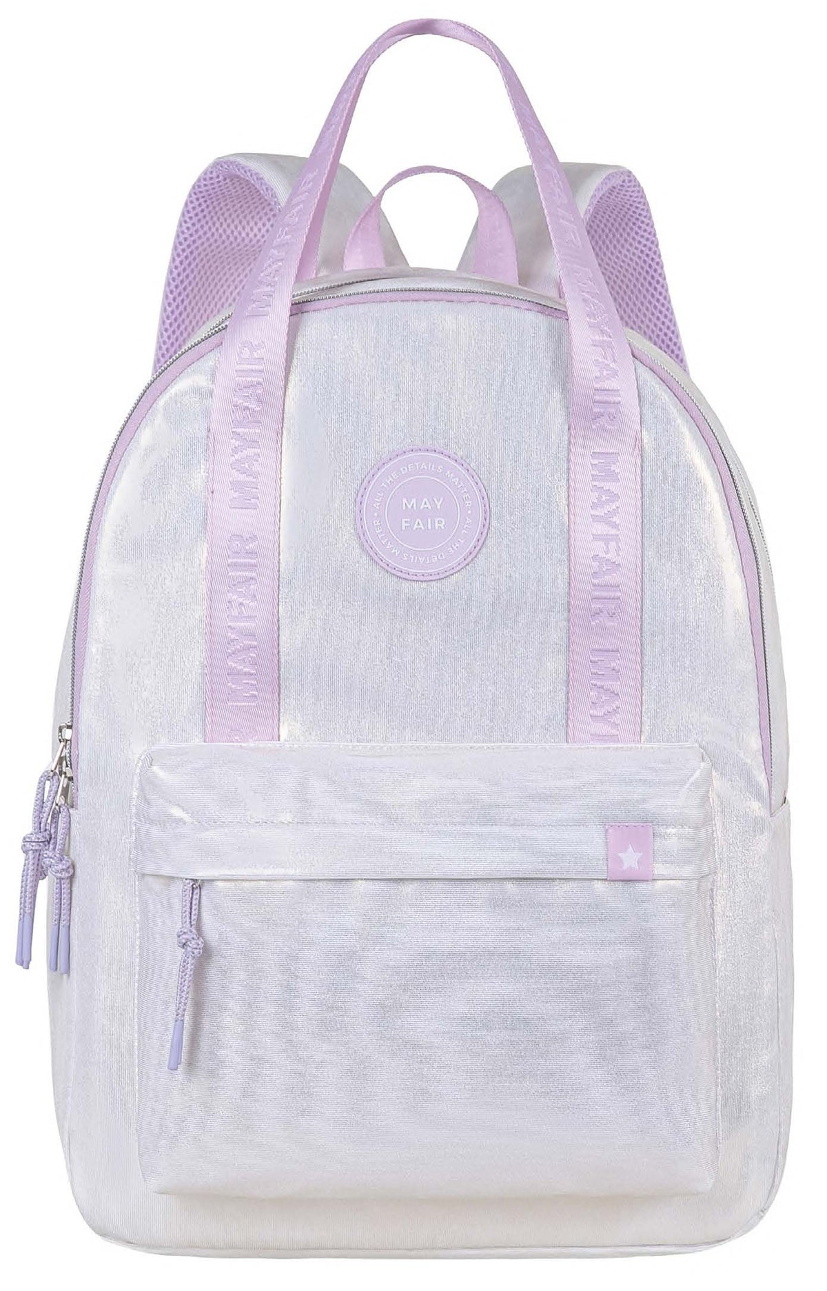 Kstationery Backpack Glow Up Silver Size 43X31X14.5 Cm, 5600390681213