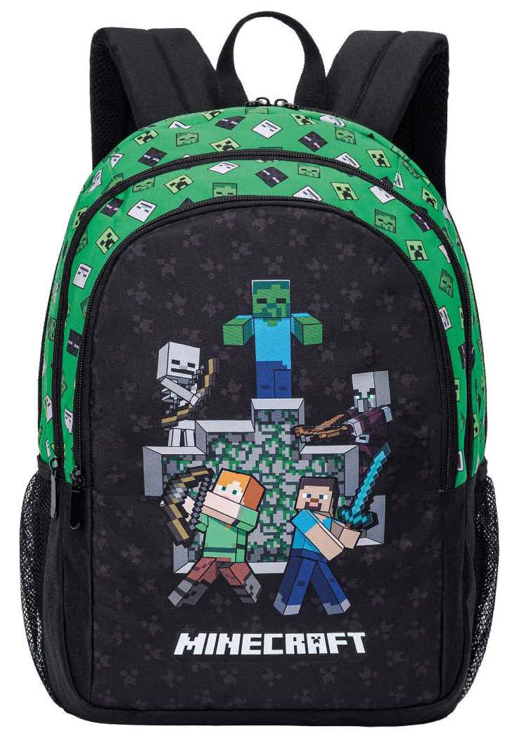 Kstationery Backpack Minecraft Cave Size 44X32X20 Cm, 5600390679197