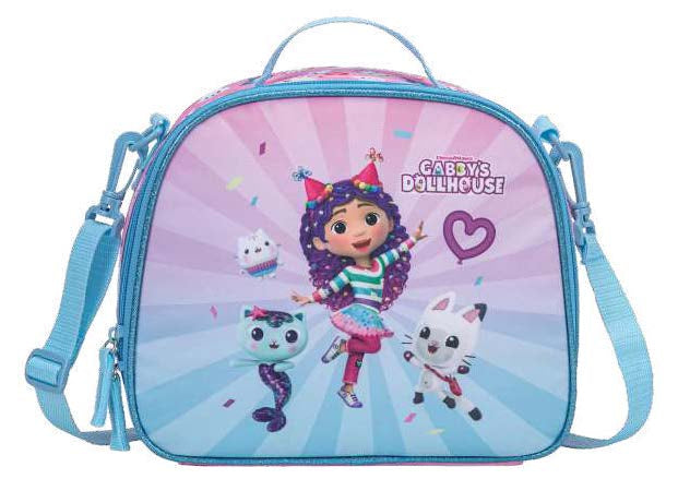 Kstationery Lunch Bag Gabby Dollhouse Party-Tastic 5.5 L Size 24.5X20.5X11 Cm, 5600390682364