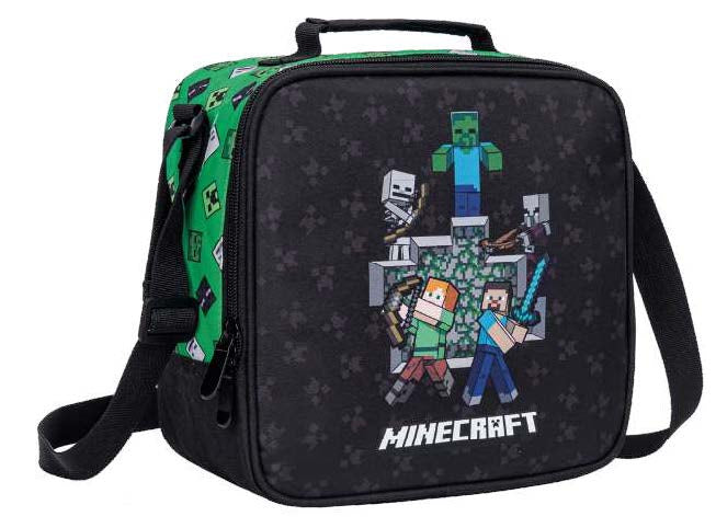 Kstationery Lunch Bag Minecraft Cave Size 22X21X11 Cm, 5600390679227