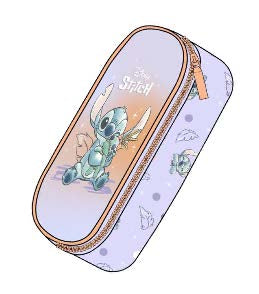 Kstationery Pencil Case Stitch Hold On Tight 1.2 L Size 23X10X5.5 Cm, 5600390684634
