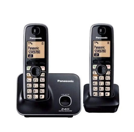 Panasonic, Cordless Phone With 2 Handsets KX-TG3712