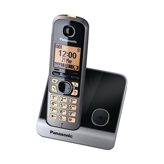 Panasonic CID 100 Phone Book Light Up Indicator Lighter Keypad Power Failure Talk System Clear Sound Short Stroke Key, PAN-TG6711UE1