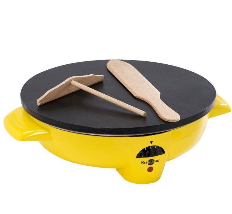Krampuz, Crepe Maker Machine 1000W, Yellow