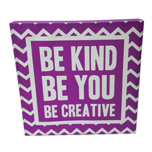 Smile Yalla, Wall Frames Decoration, Be Kind Be You Be Creative