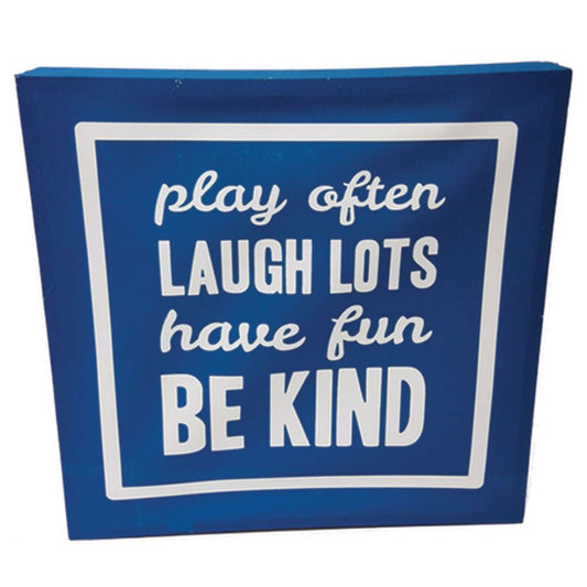 Smile Yalla, Wall Frames Decoration, Play Often Laugh Lots Have Fun Be Kind