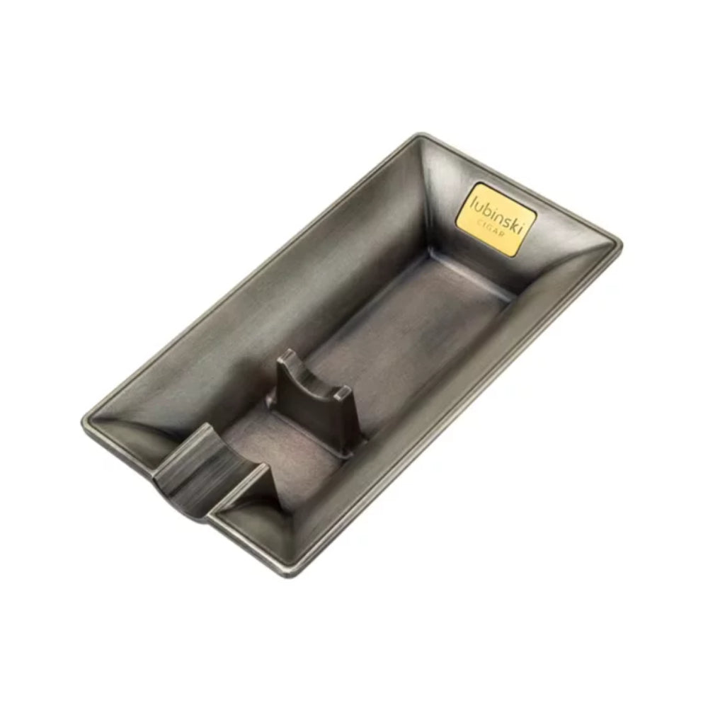 Lubinski, Creative Design Metal Cigar Ashtray Luxury Cigar Accessories Cigar Holder Silver, LB-ASH073B