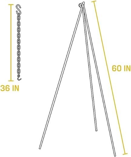 Lodge, Tall Boy Tripod 60In