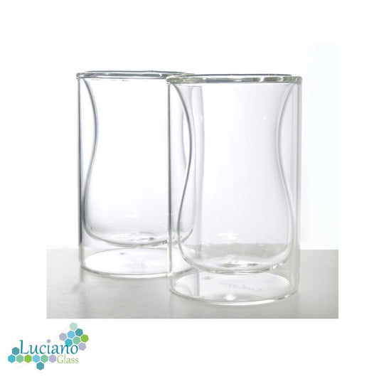 Luciano, 120ml Borosilicate / Isotherm / Double Wall Tea Glass 2PC Cup Set in Gift Box