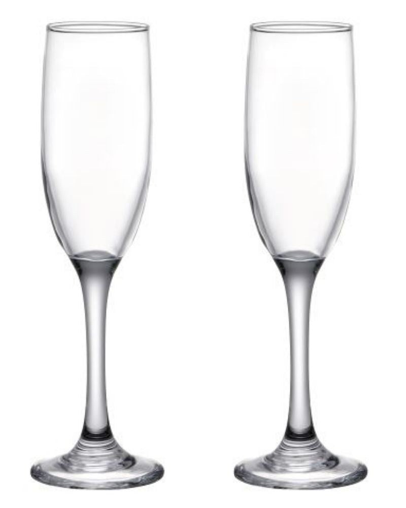Luciano, 190Ml Cristal Cups 2Pcs Set