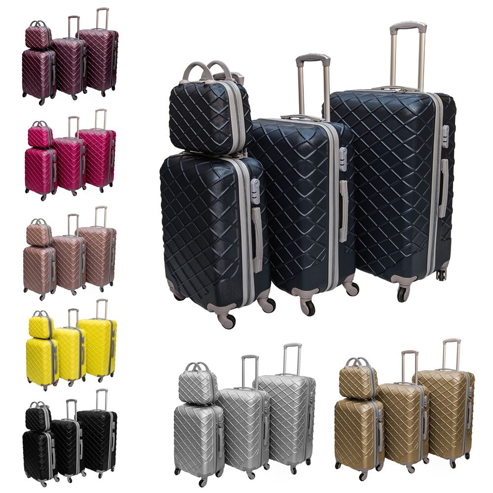 Cool Gift, Travel Bag, Luggage 4 Pcs Set, Available In Different Colors