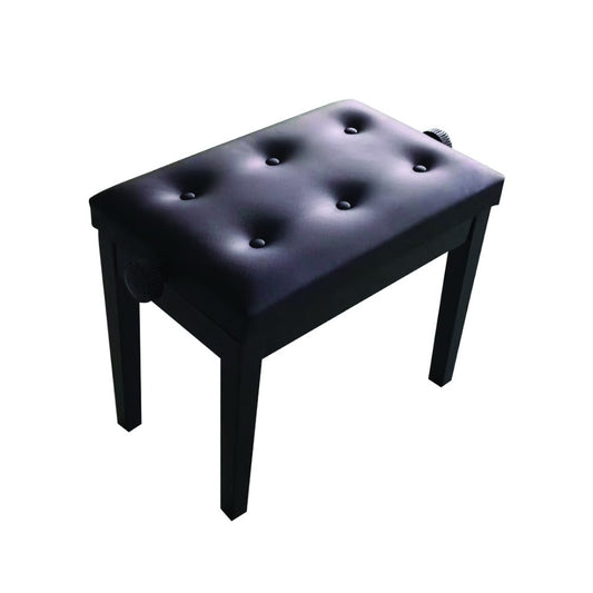 Ara Wooded Adjustable Piano Bench Chair Black - M466.