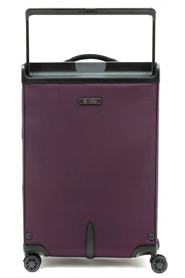 M&A, Encore Wide Trolley Spinner Luggage with TSA Lock, Black, 2-Piece Set (20/28), Available in Different Colors
