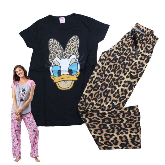 Max Lara, Women's Cotton Printed Night Suit - Donlad Duck , Available in Different Sizes