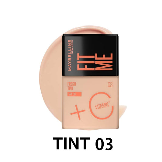 Maybelline New York, Fit Me Fresh Tint Spf 50 Vit-C 120 As 03