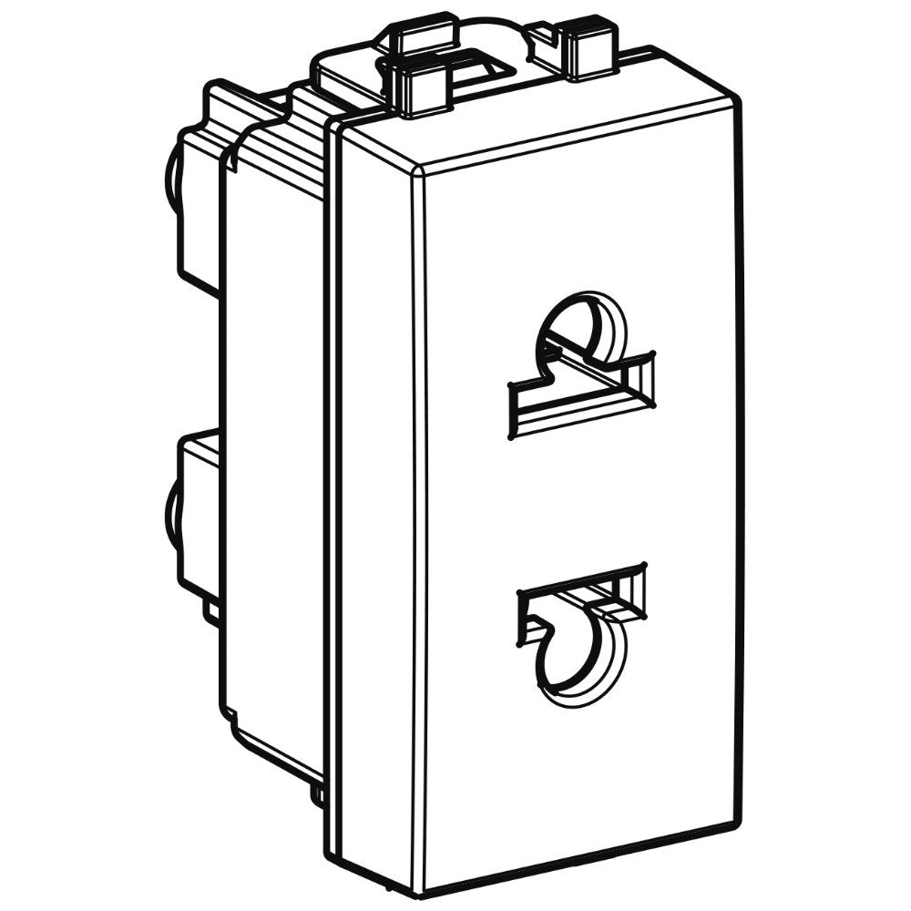Meta, Polarised Socket Shuttered 43B033S