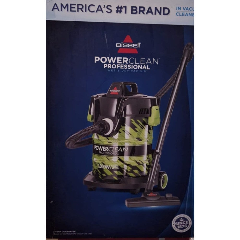 Bissell, PowerClean PowerClean Dry Drum 21L, 1500W, wet and dry