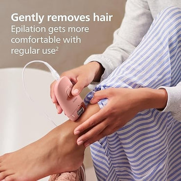 Philips, Epilator Series 2000, Corded Epilator for Legs, Hair Removal Device for Women