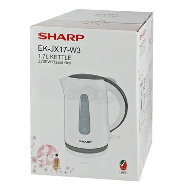 Sharp, 1.7L 2200W White Kettle - EK-JX17-W