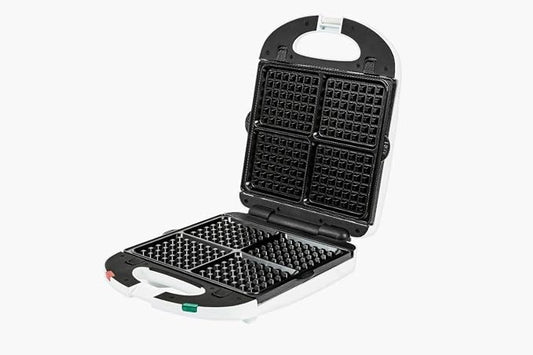 Sharp, 1400W 4 Slice Sandwich, Grill, Waffle Maker KZ-SU14-W3, White