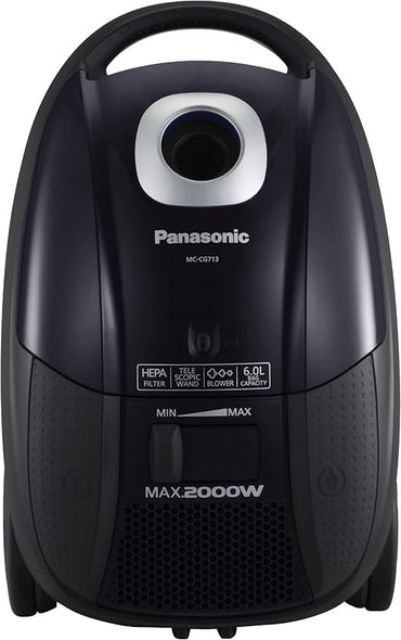 Panasonic, Canister Vacuum Cleaner, Max. Input Power 2000W, 6L