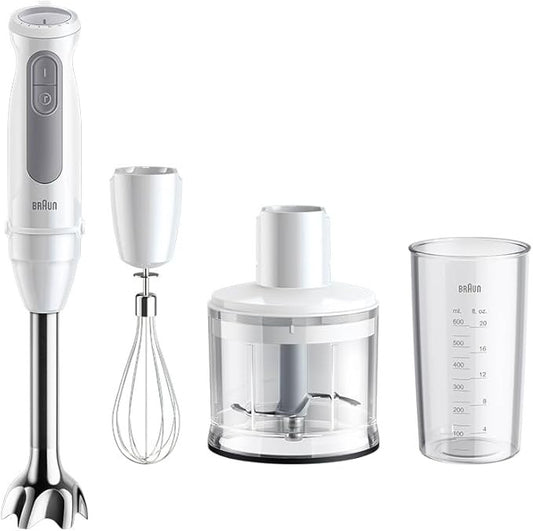 Braun, Multiquick 5 Mq 50236 M Hand Blender 1000 W, 21 Speed Levels + Turbo, Stainless Steel