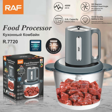 Raf, Food Chopper R.7022, 800W, 3L Glass Jar