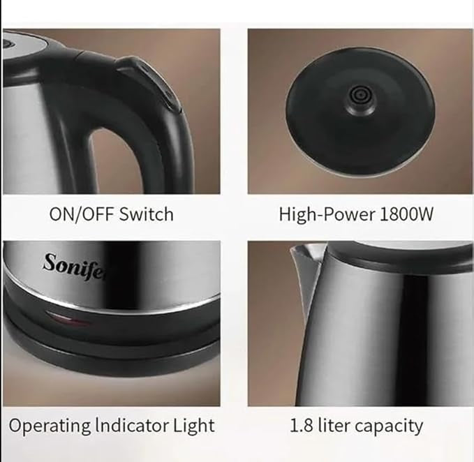 Sonifer, SF-2083 1800W Electric Kettle, 1.8 Liter