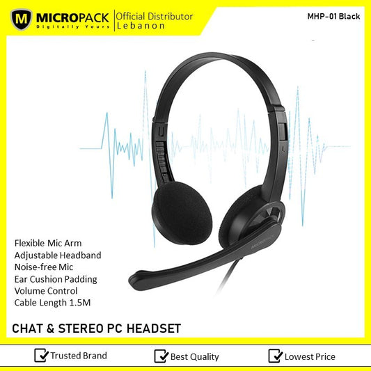 Micropack, Mhp-01 Chat & Stereo Pc Headset