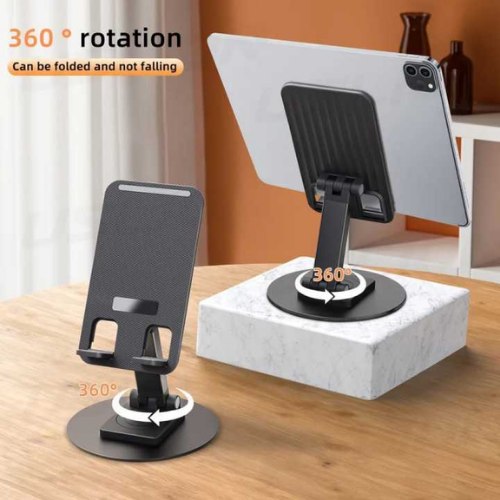 Phone Holder Desk, Adjustable Rotatble, Aluminum Mk-59
