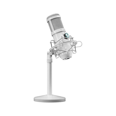 Mars, Gaming Mmicx Pro Studio Microphone, Dual Condenser, 96Khz, Antiv, Usb, White