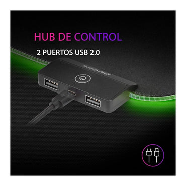 Mars, Gaming Mmprgb2 Xxl Mousepad, 2Xusb2.0 Hub, Rgb Chroma12 Modes, 800X300X4Mm