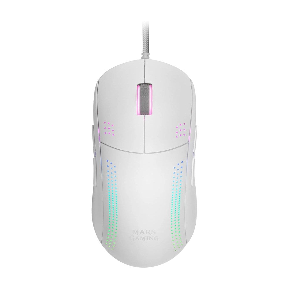 Mars, Gaming Mmpro Mouse, Ultralight, 32000Dpi, Rgb, Feather, Ambidextrous, Available in Different Colors