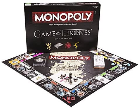 Usaopoly, Monopoly Game Of Thrones Board Game | Collectable Monopoly Game | Official Game Of Thrones Merchandise | Based On The Popular Tv Show On Hbo Game Of Thrones | Themed Monopoly Board Game