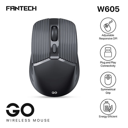 Fantech, W605 Go: Reliable Wireless Mouse For Home And Office