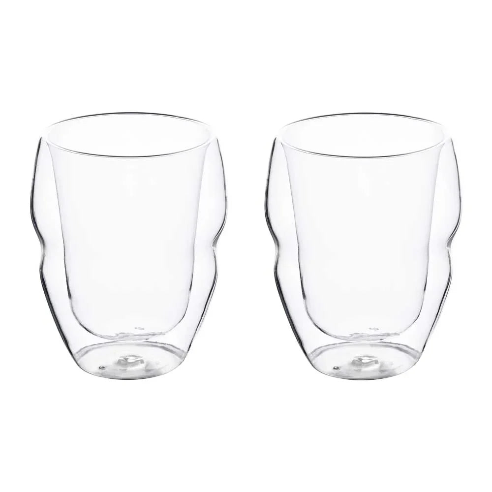 MASTERPRO Et 2Pc Rock Tumbler Glass 400ML Borosilicat, MSTR-BGMP20203