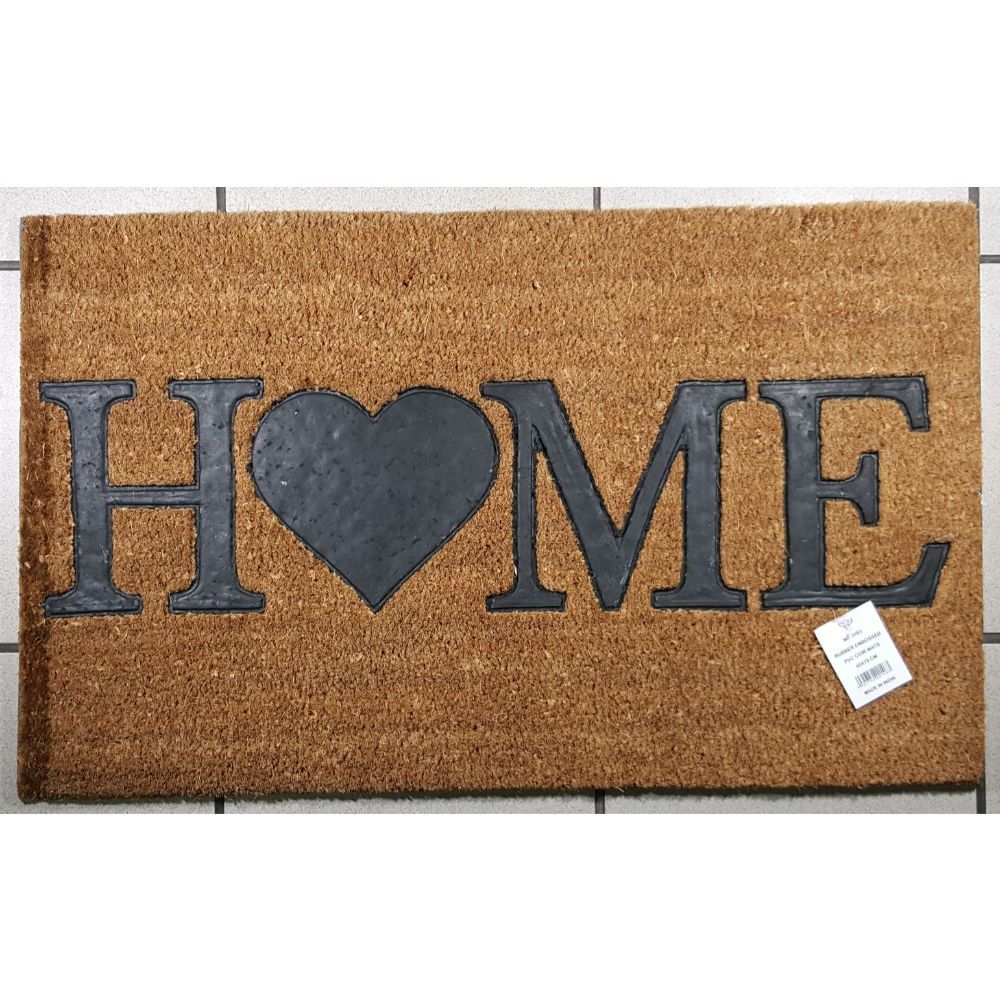 Zenit, Pvc Rubber Embossed Pvc Coir Mat 45*75
