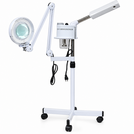 La Perla Tech, Facial Steamer with 5X Magnifying Lamp, 2 in 1, 6414202113185
