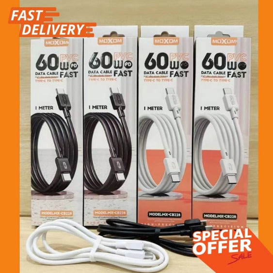 Moxom, 60W Pvc Fast Charging Data Cable Mx-Cb228