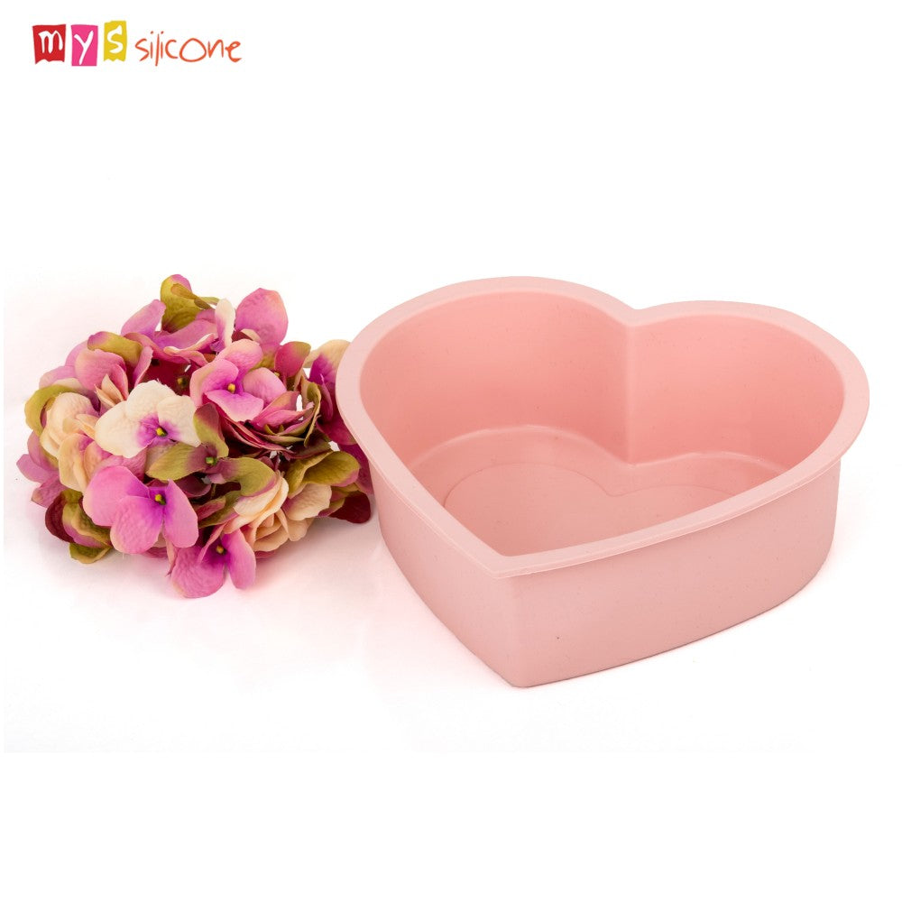 MYS Silicone, Heart Cake Mould Diameter: 23Cm Height: 9 Cm