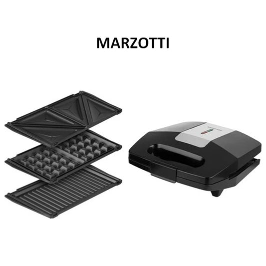 Marzotti, sandwich maker 3 in 1 grill/ waffle / sandwich MZSG1B
