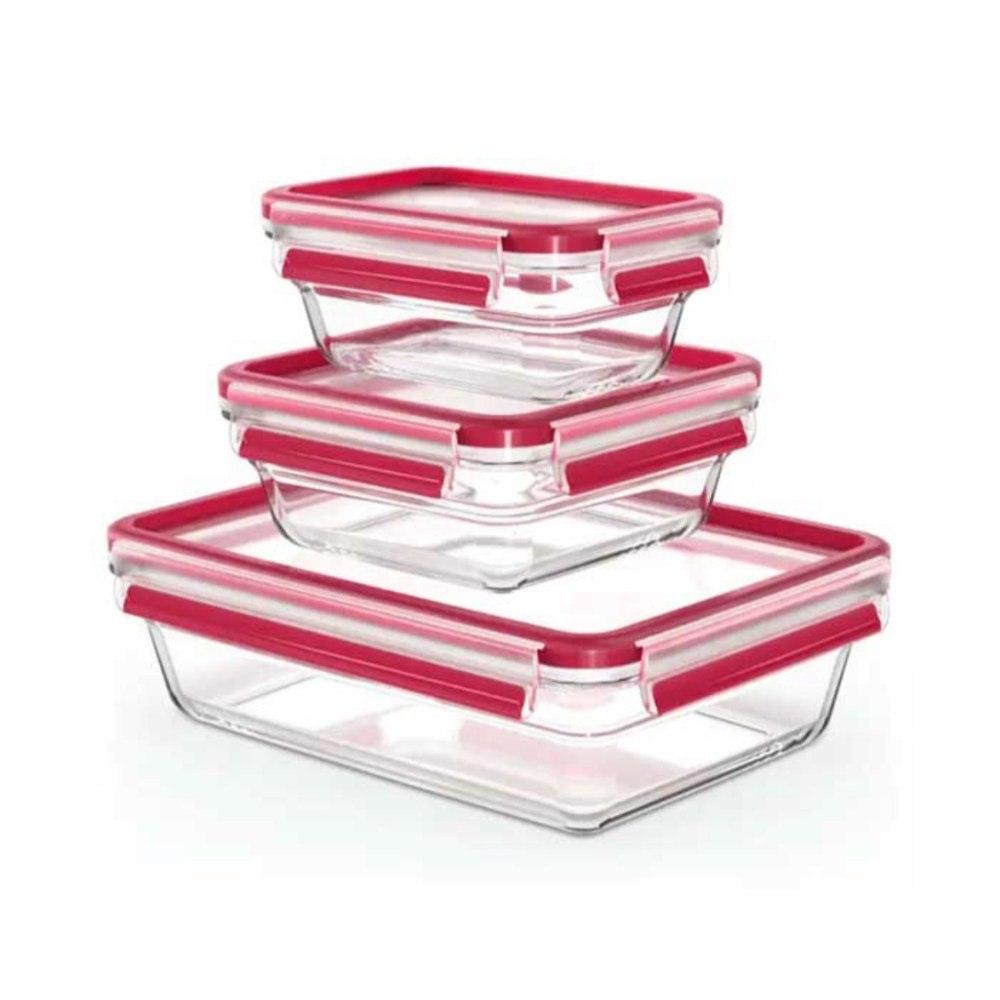 Tefal, Masterseal Glass Box Set Of 3 Pieces 0.45 /0.8 / 2 L?