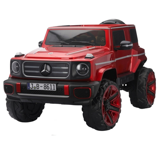 Kids Electric Car – 12V Battery, 4 Motors, Leather Seat, Rubber Tires & Remote Control (Ages 3–8)
