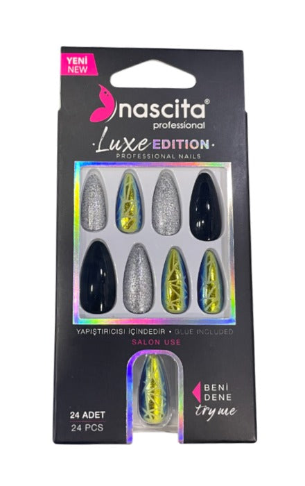 Nascita Luxe False Nails With Glue 281 - Pack of 24