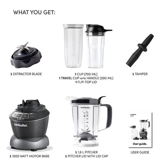 Nutribullet, Full size combo 1000W