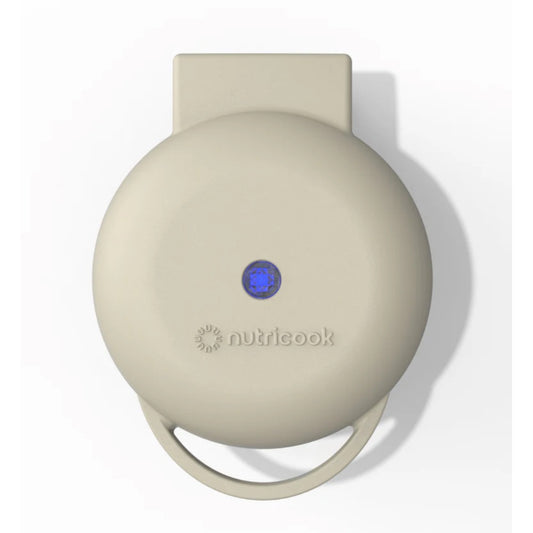 Nutricook, Mini Waffle Maker 400W, Beige