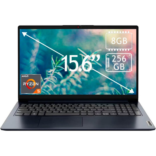 LENOVO Laptop IdeaPad 1 15AMN7 - AMD Ryzen 5, 8GB RAM, 256GB SSD NVME, 15.6 Inch FHD, 82VG00WXUS