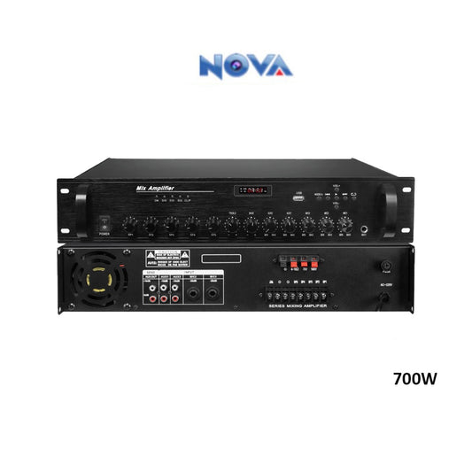 Nova, 5-Zone Volume Mixer Amplier With Echo & Repeat Audio Nva-Ampl-5700Ut